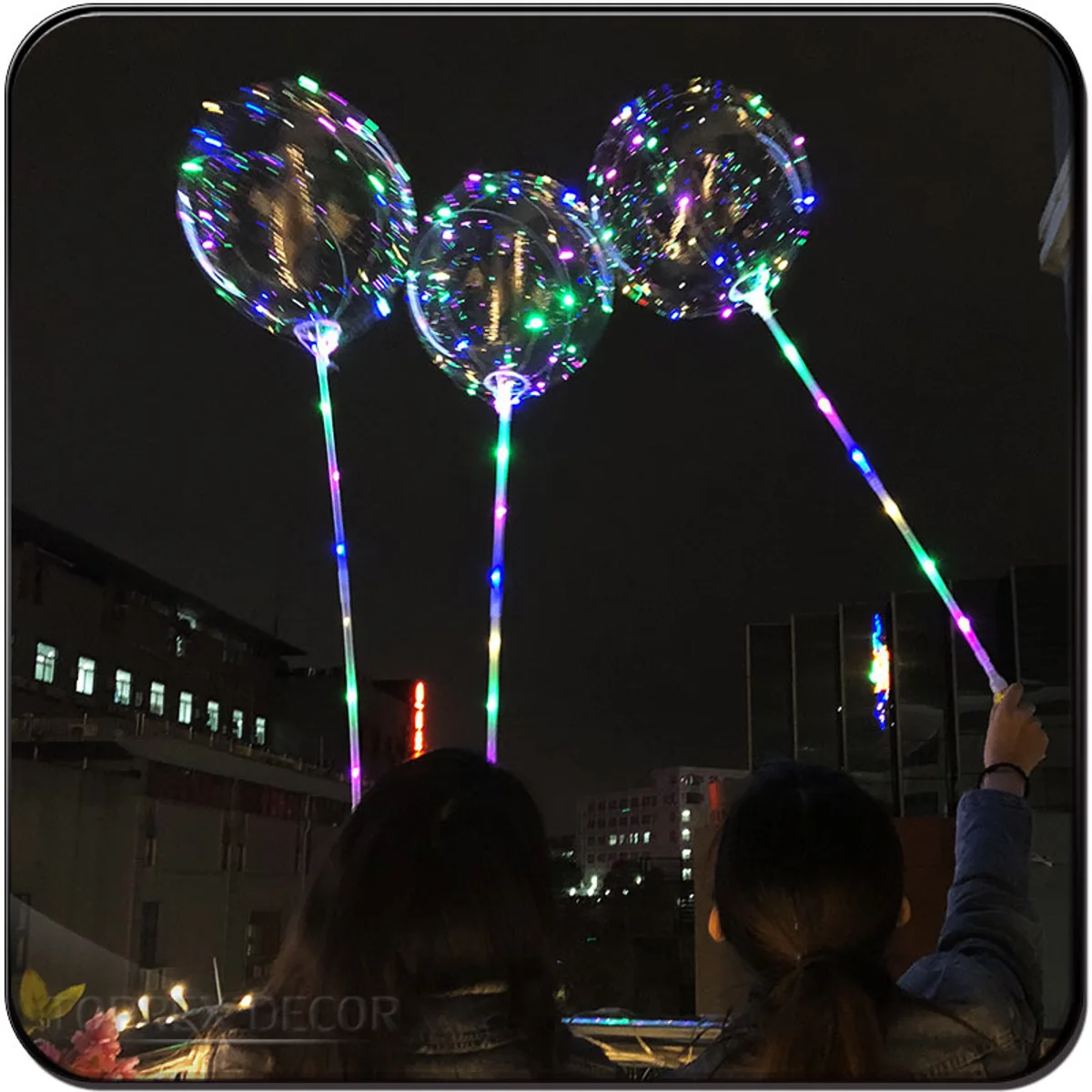 LED 라이트 풍선 (충전) 맞춤 제작 굿즈 상세 이미지